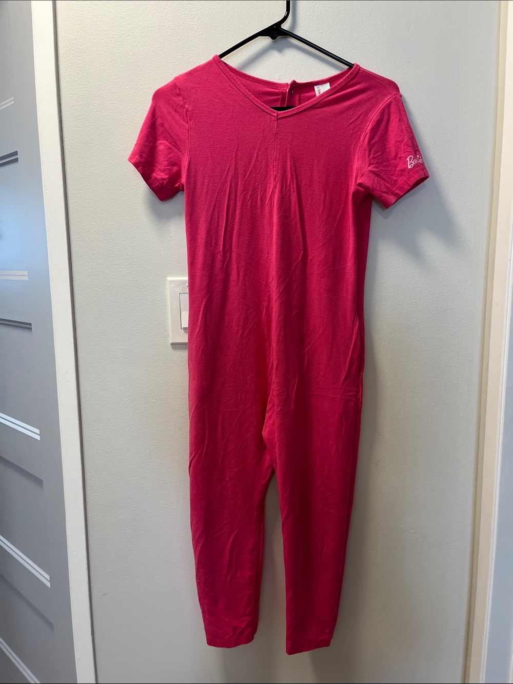 Barbie Bright Pink Girls' One-Piece Bodysuit
